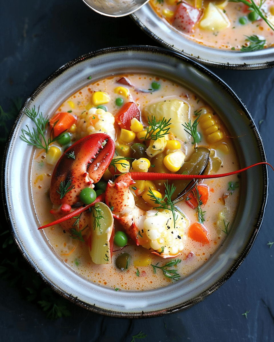 Fresh Corn and Maine Lobster Chowder (Farmer’s Market Lobster Stew)