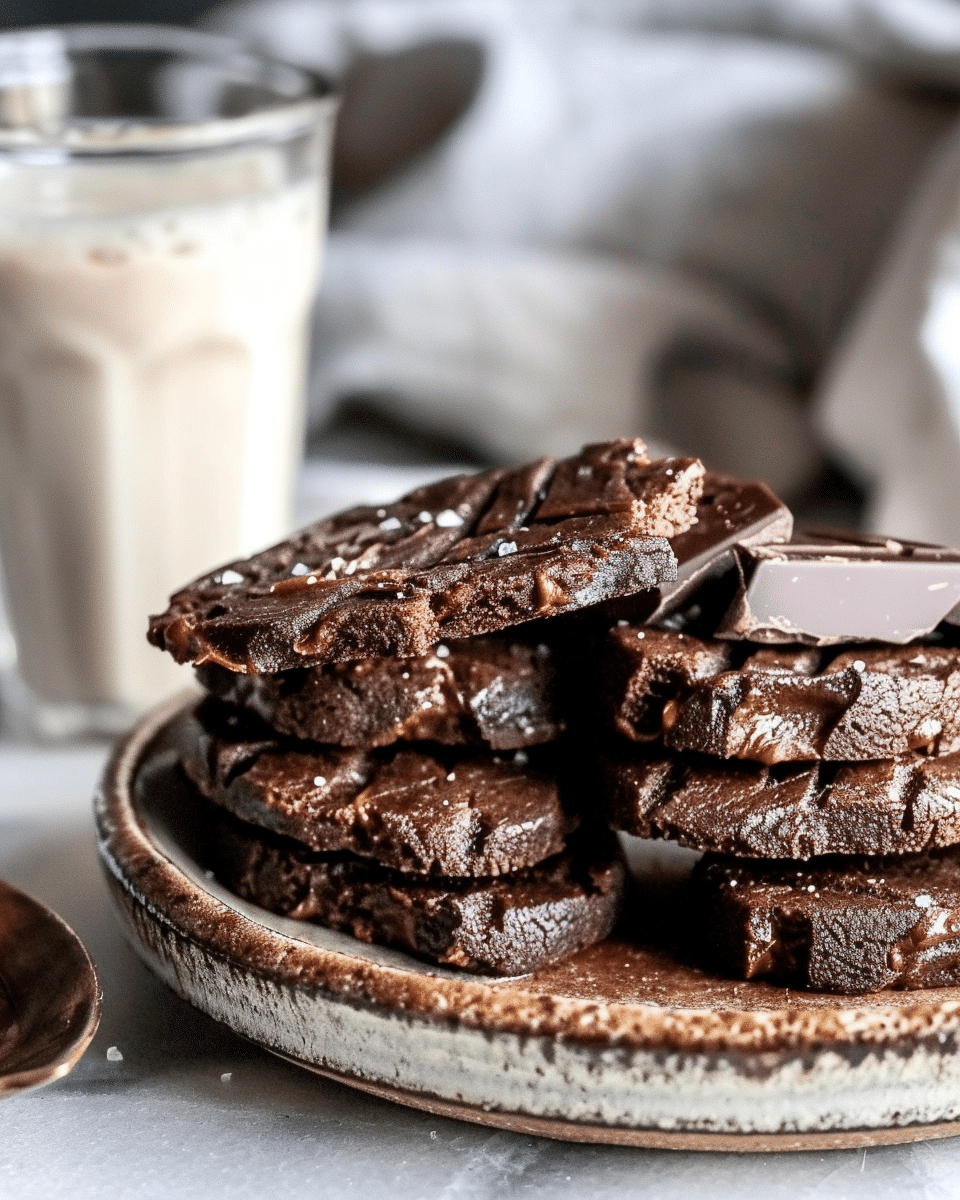 Gluten Free & Keto Chocolate Shortbread Cookies
