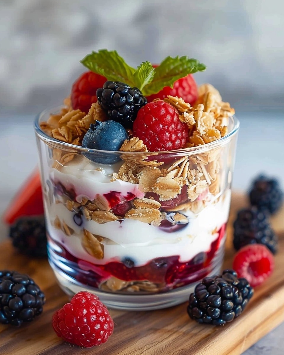 Greek Yogurt Berry Parfait Recipe