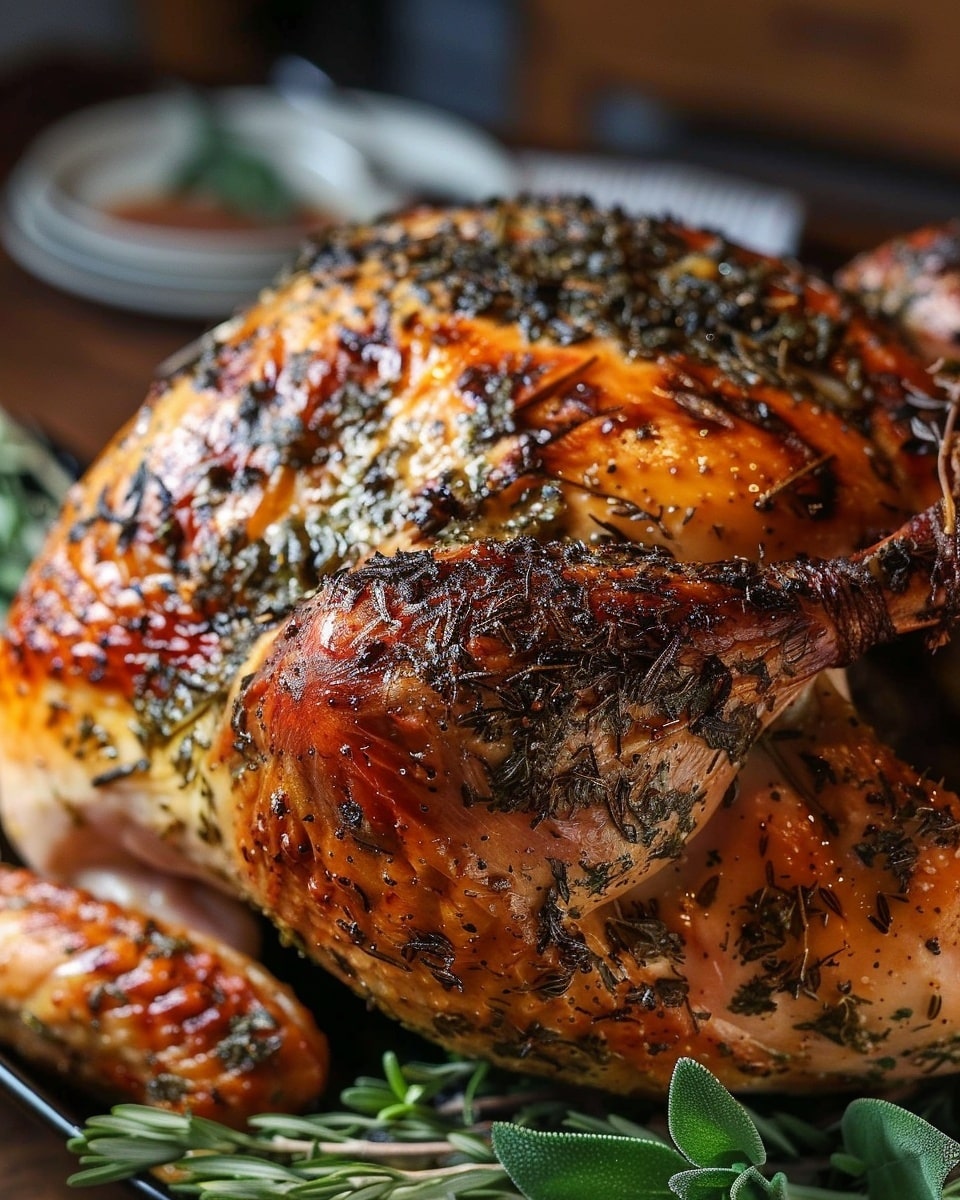Herbed Sage Butter Roast Turkey