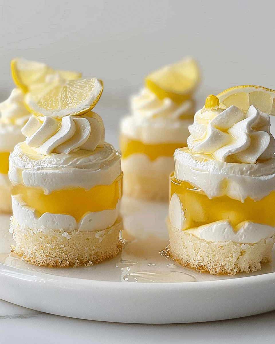 Mini Limoncello Trifle Cakes