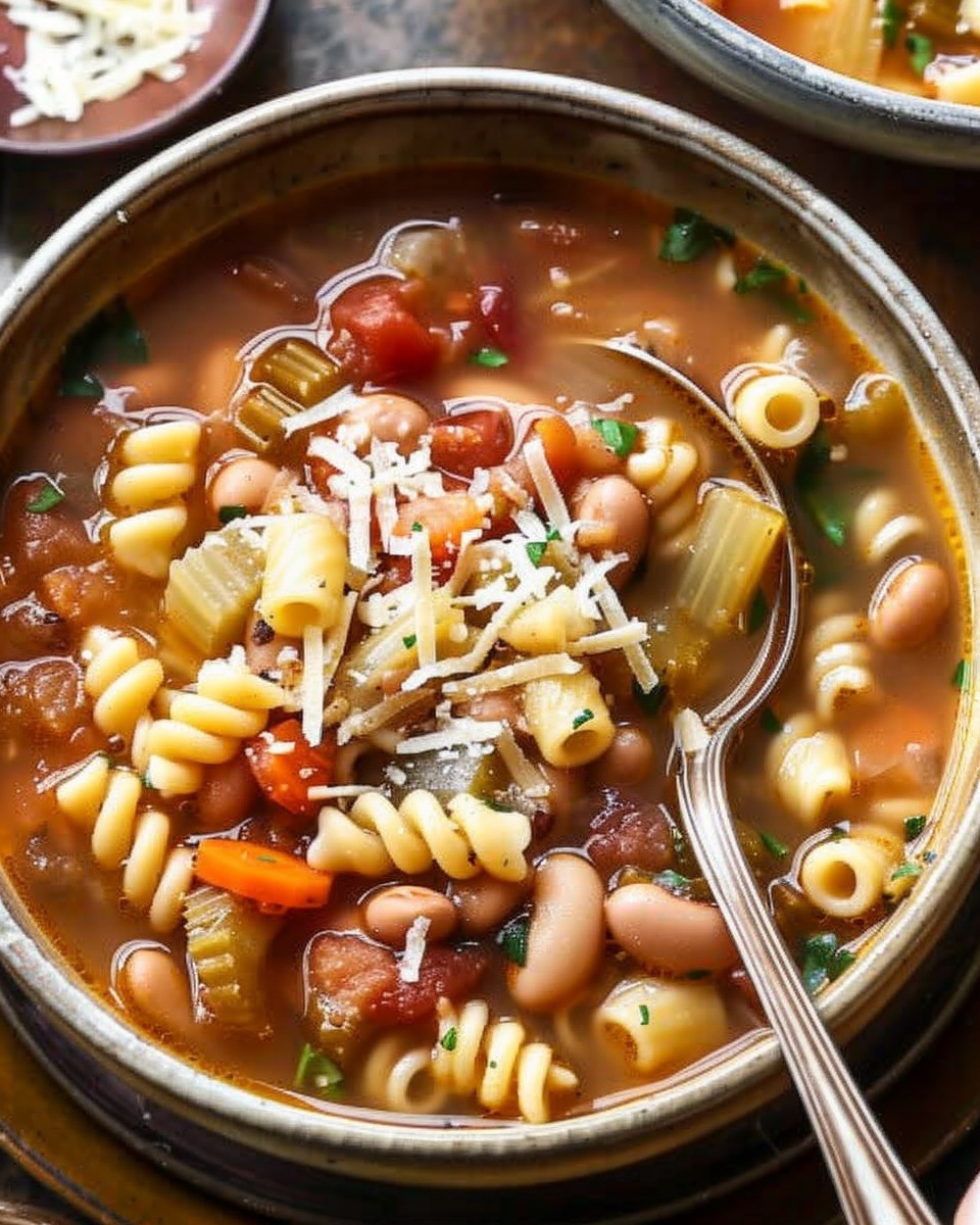 One-Pot Brothy Bean & Pasta Soup