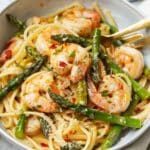 Shrimp Asparagus Pasta