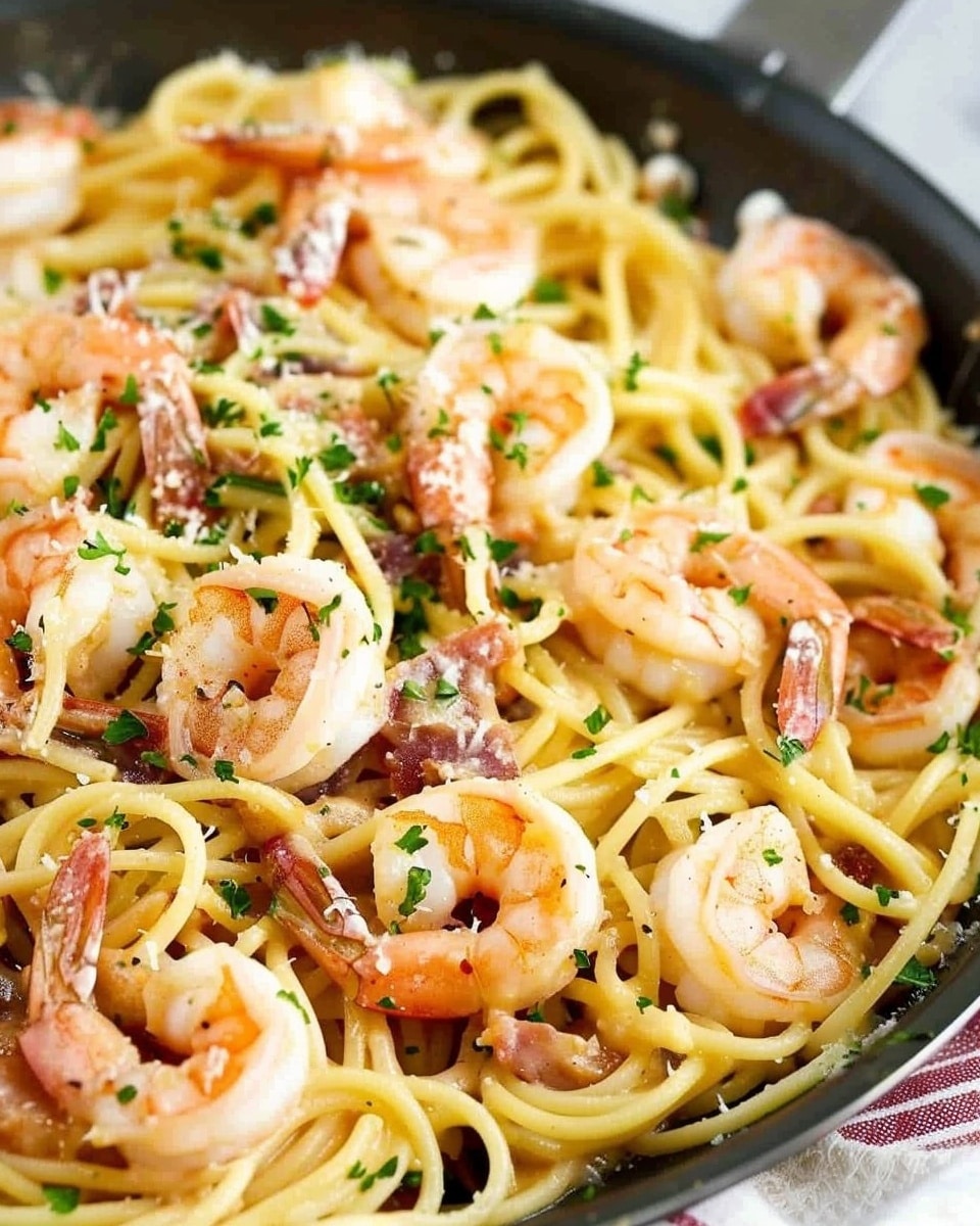 Shrimp Carbonara