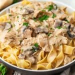 Slow Cooker Chicken Stroganoff