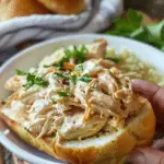 Slow Cooker Creamy Shredded Chicken