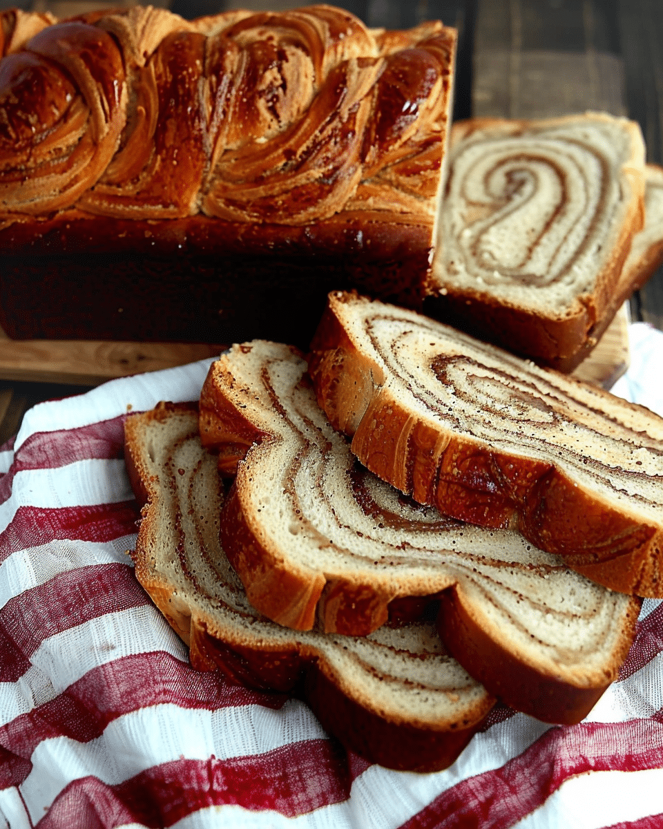 Sourdough Cinnamon Swirl Toasting Bread