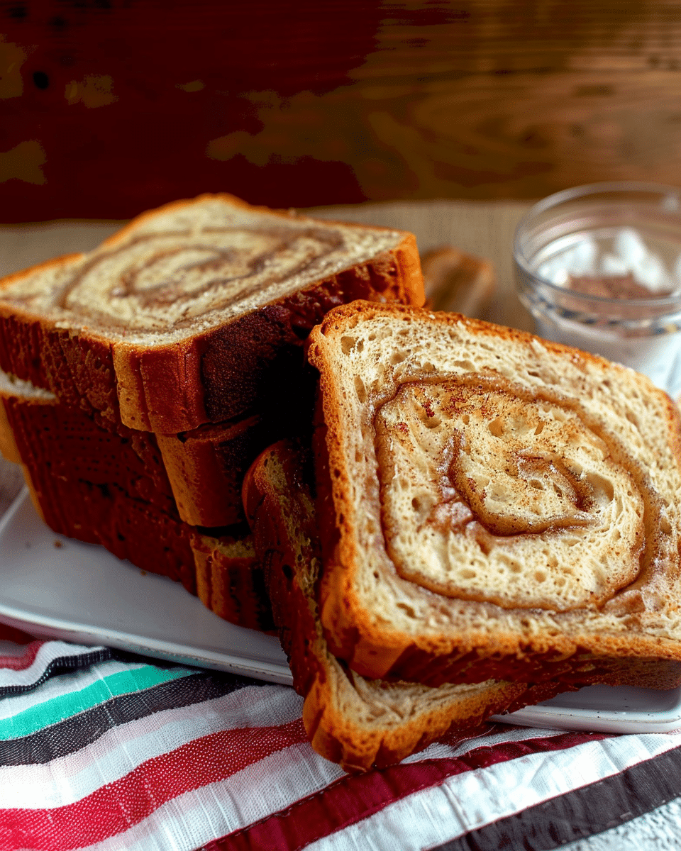 Sourdough Cinnamon Swirl Toasting Bread