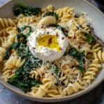 Spinach Burrata Pasta
