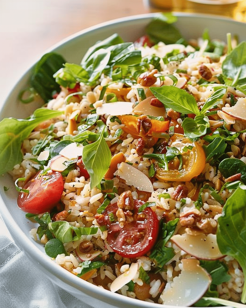 Tuscan Braised Rice Salad