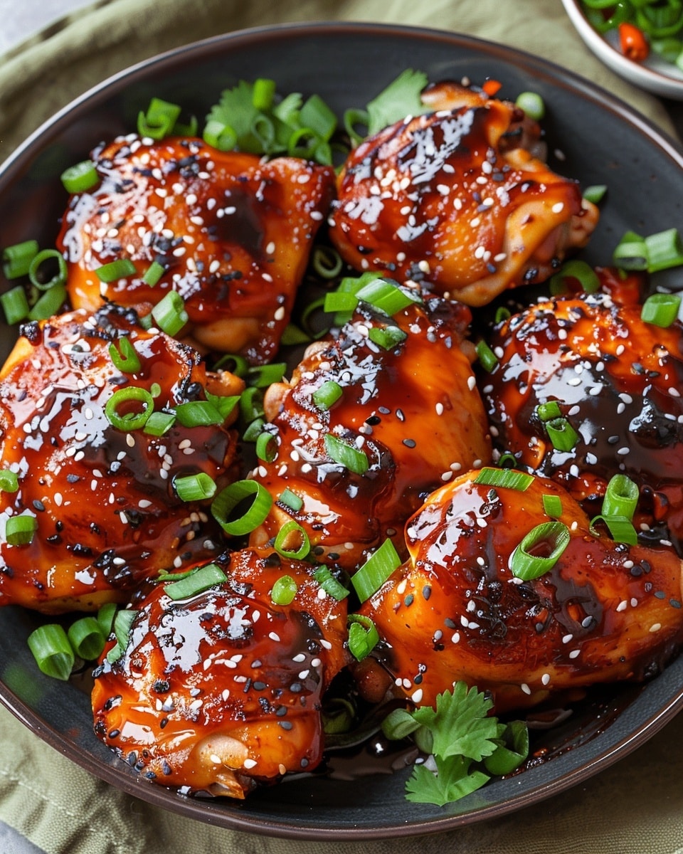 Asian Gochujang Chicken Thighs Recipe