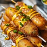 Cheesy Jalapeño Corn Dogs