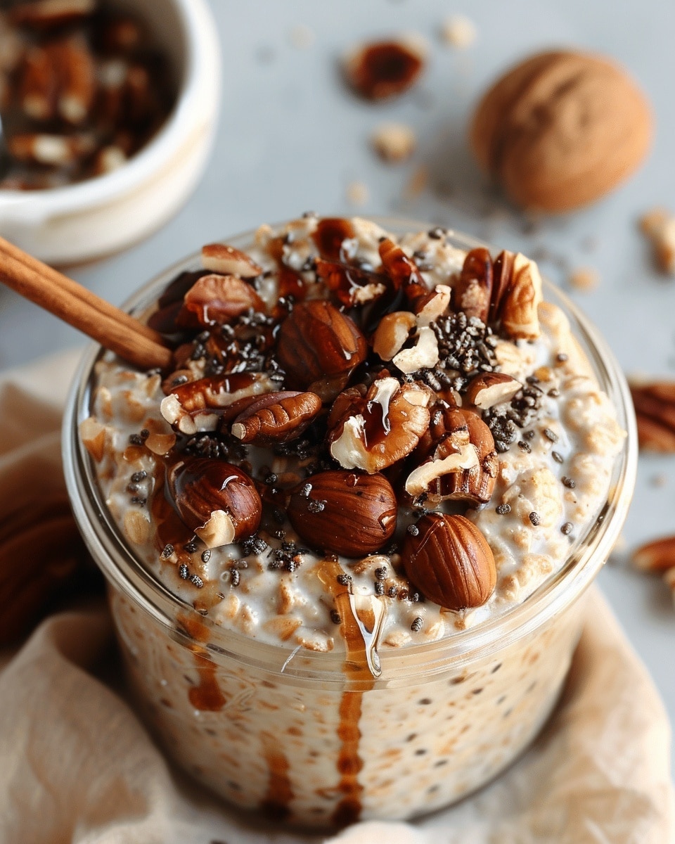 Creamy Chestnut Overnight Oats