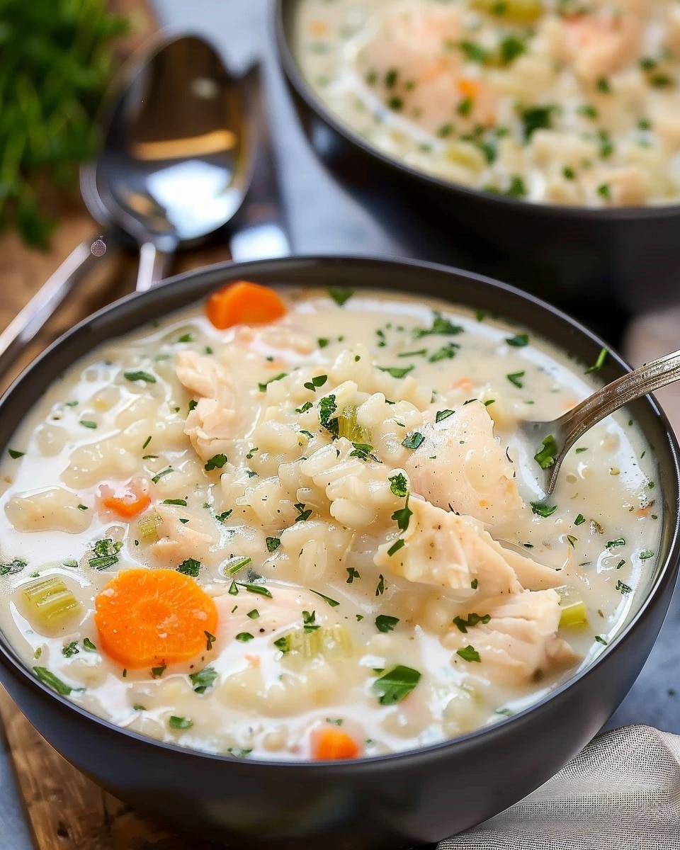 Creamy Chicken and Rice Soup