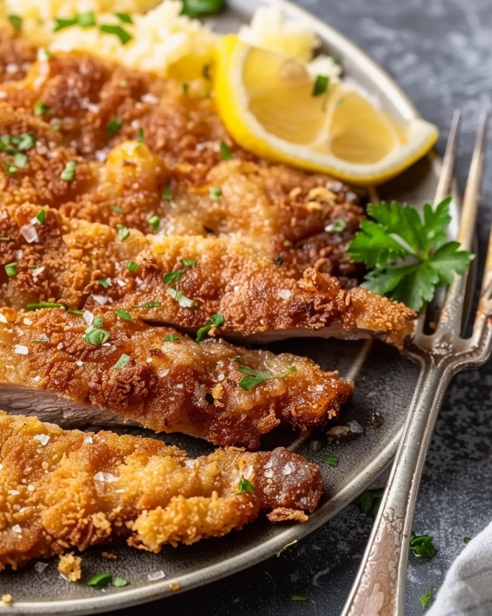 Crispy Beef Schnitzel