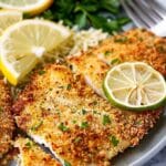 Fast and Easy Parmesan Crusted Tilapia