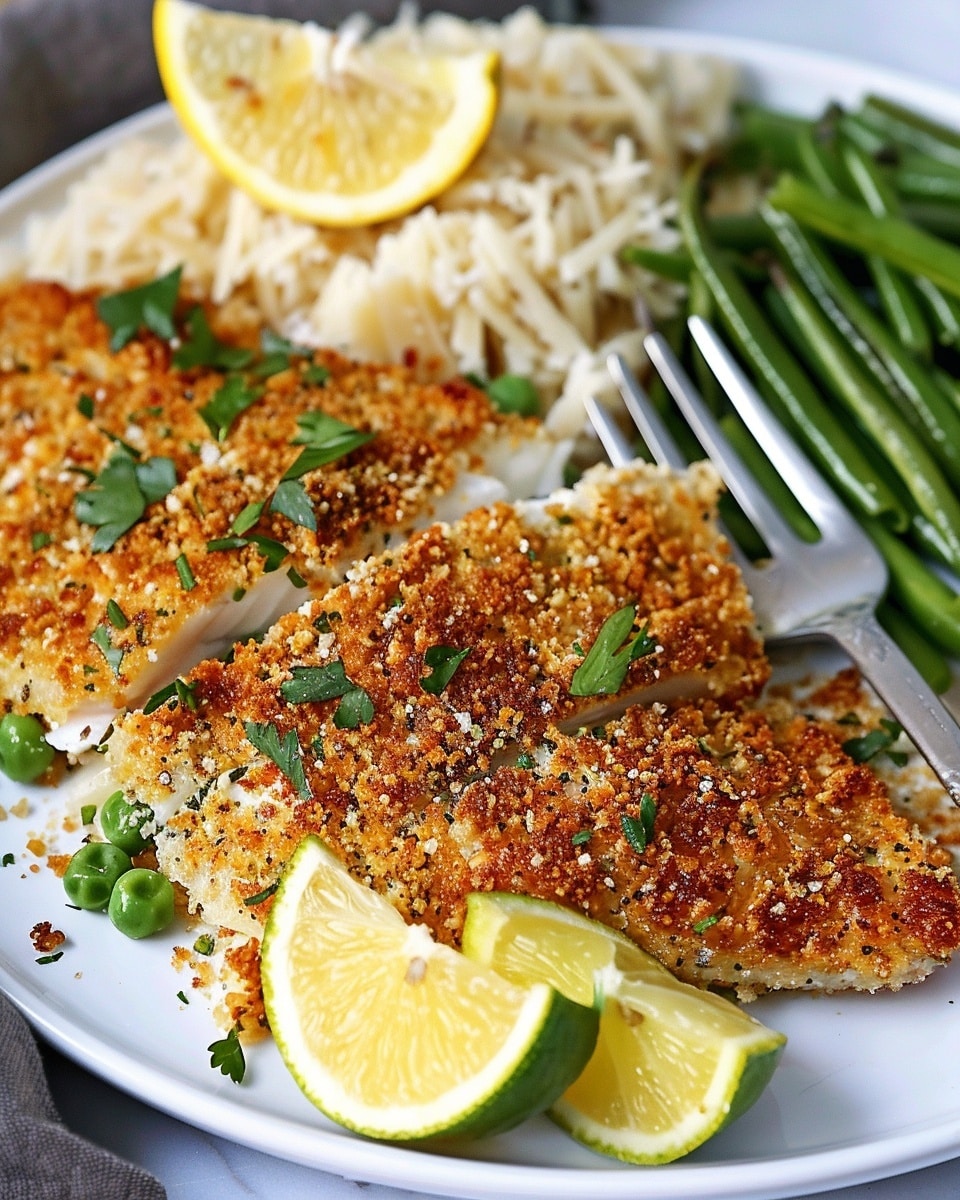 Fast and Easy Parmesan Crusted Tilapia