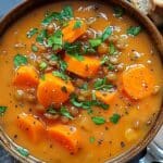 French Carrot Lentil Soup
