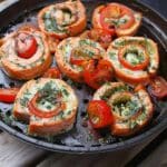 Green Chili Salmon Pinwheels