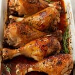 Juicy Oven Roasted Turkey Legs