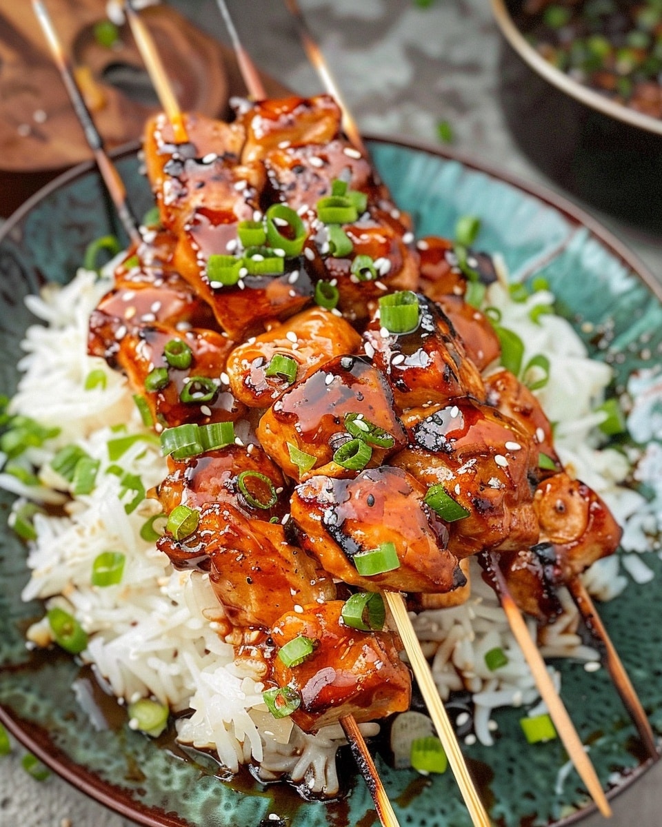 Teriyaki Chicken Skewers