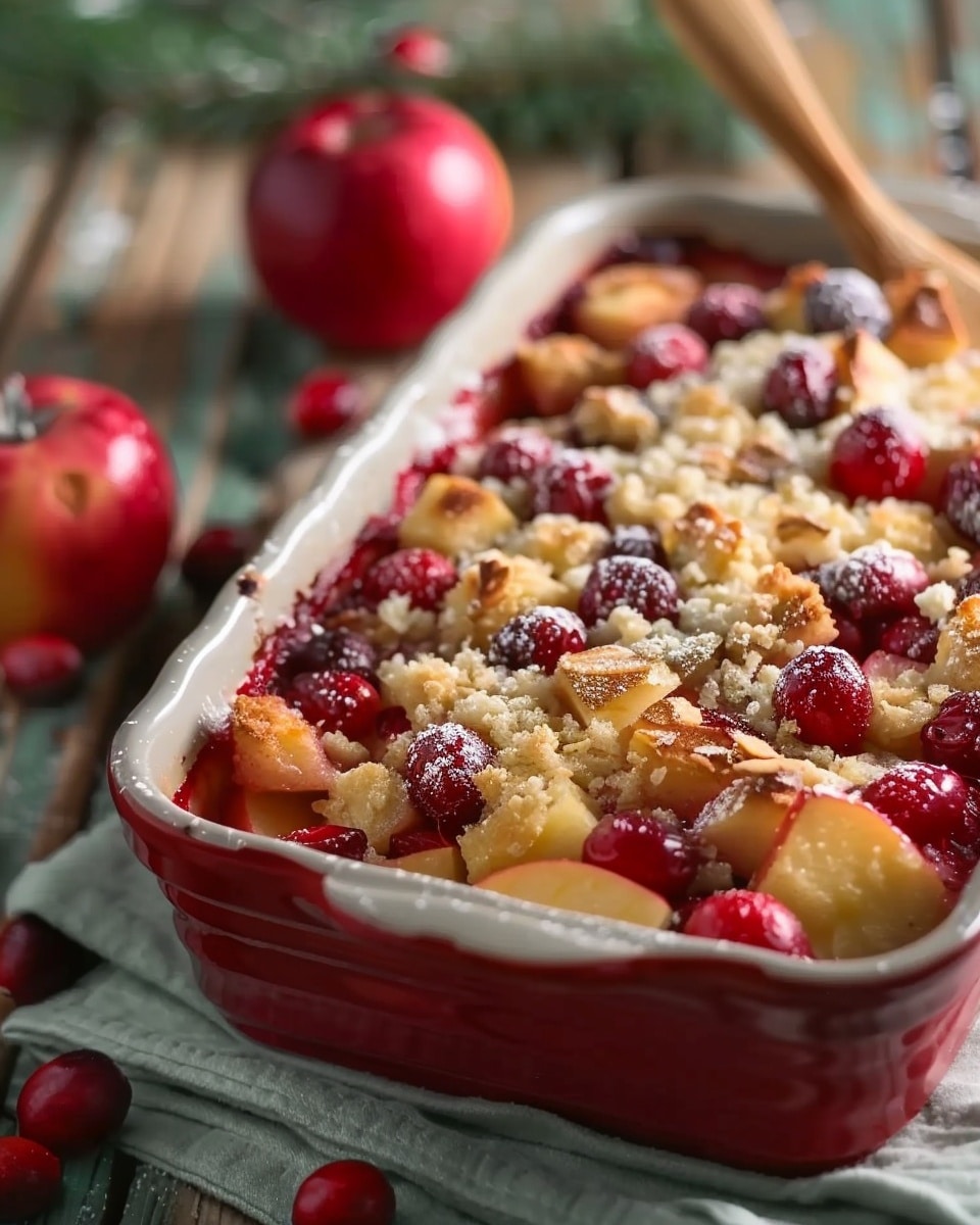 4-Ingredient Cranberry Apple Holiday Casserole Recipe