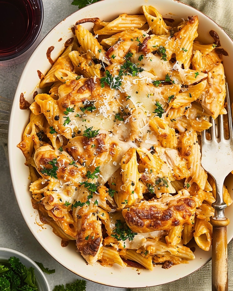 Baked Chicken & Tarragon Pasta