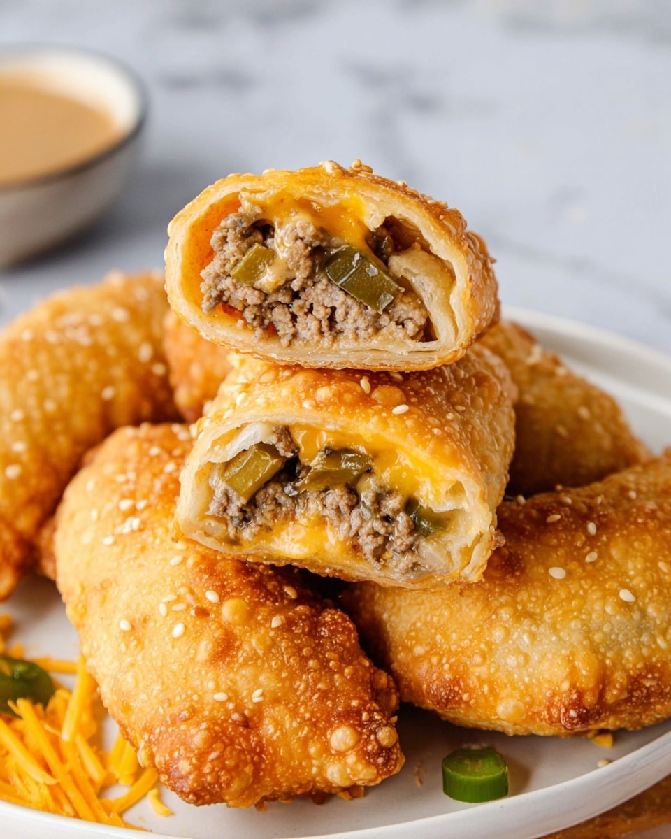 Big Mac Egg Rolls