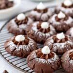 Chocolate Blossom Cookies