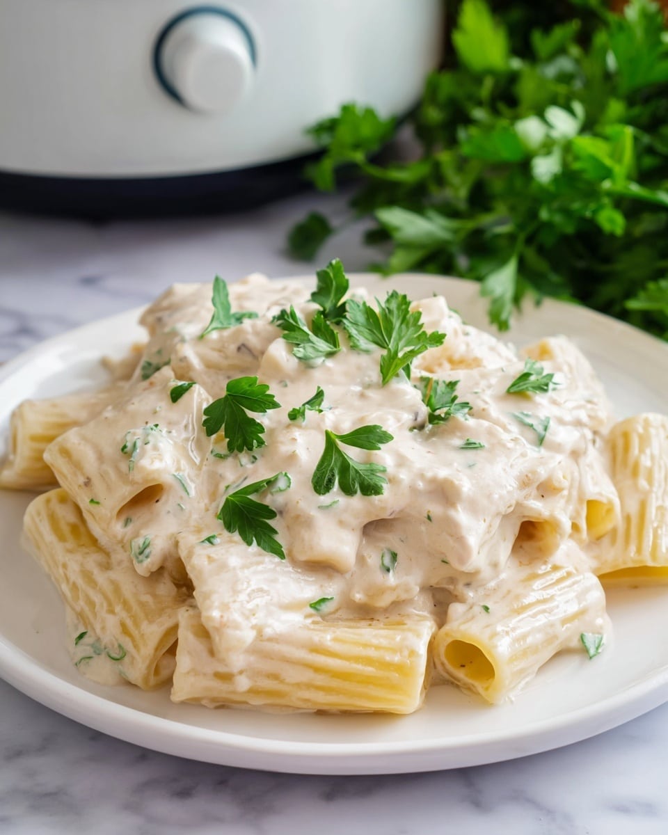 Crock Pot Chicken Alfredo