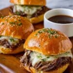 Crockpot French Dip Sandwiches