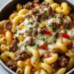 Easy High-Protein Philly Cheesesteak Mac