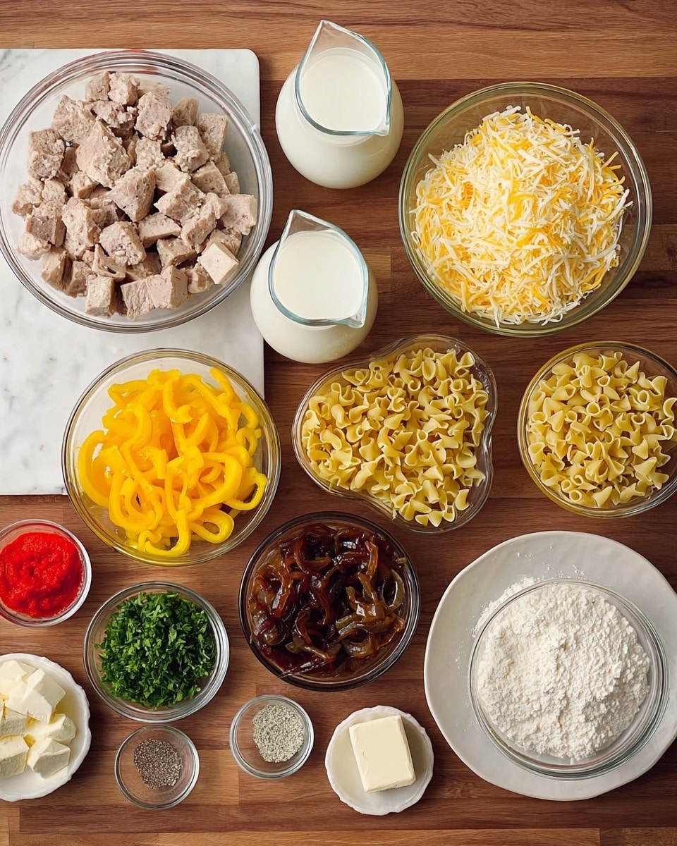 Easy High-Protein Philly Cheesesteak Mac