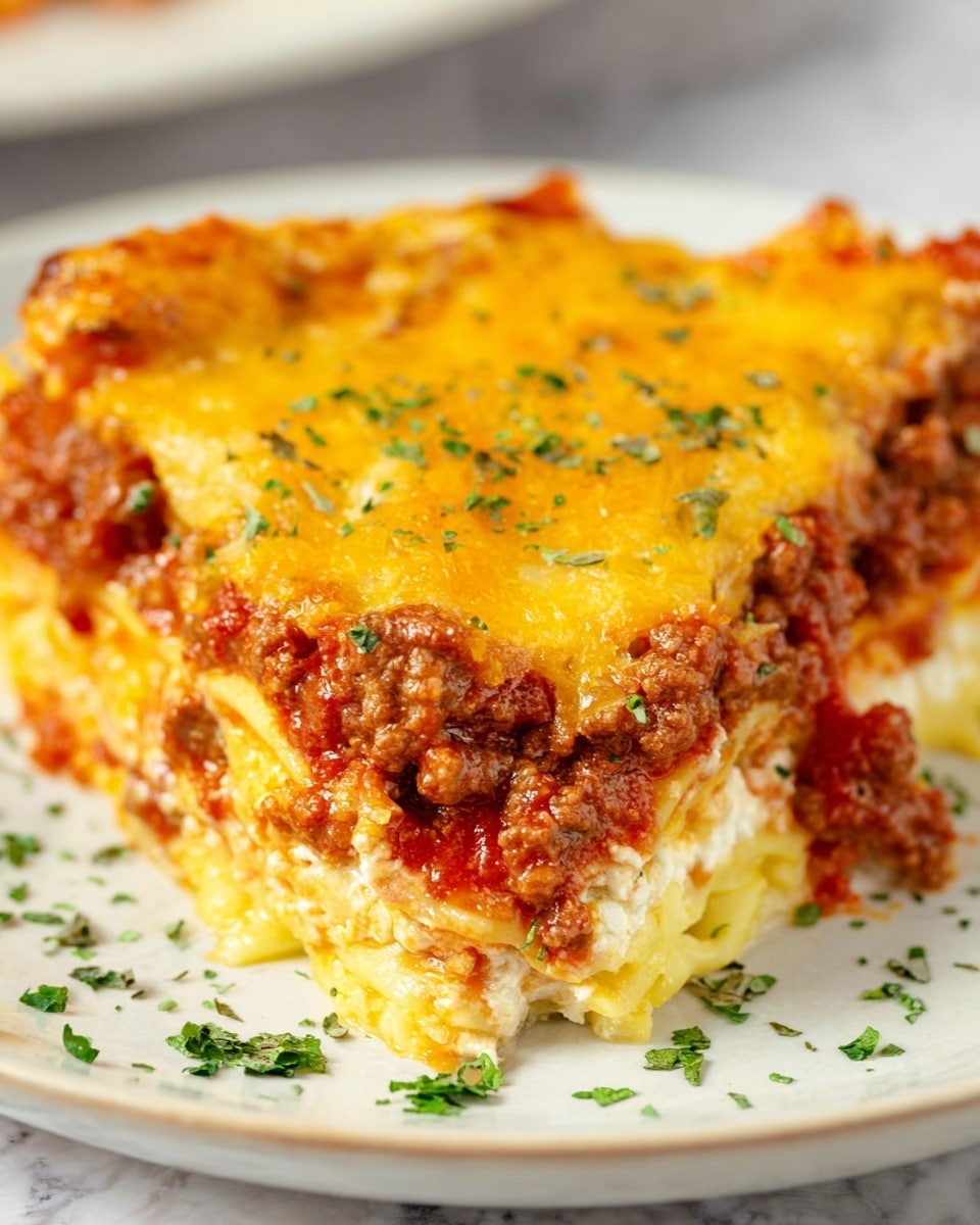 Easy Spaghetti Pie