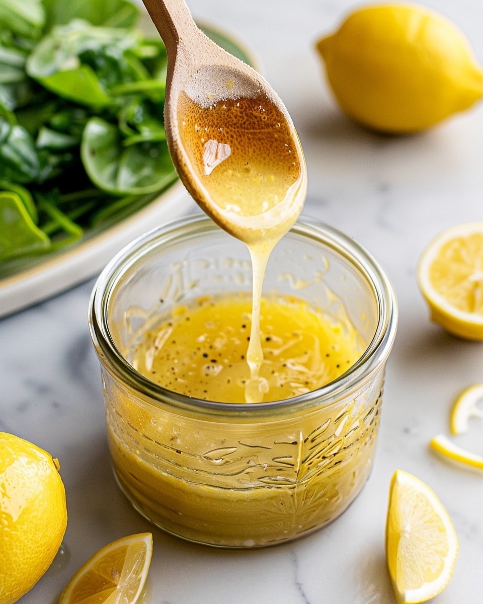 Honey Lemon Vinaigrette Salad Dressing Recipe