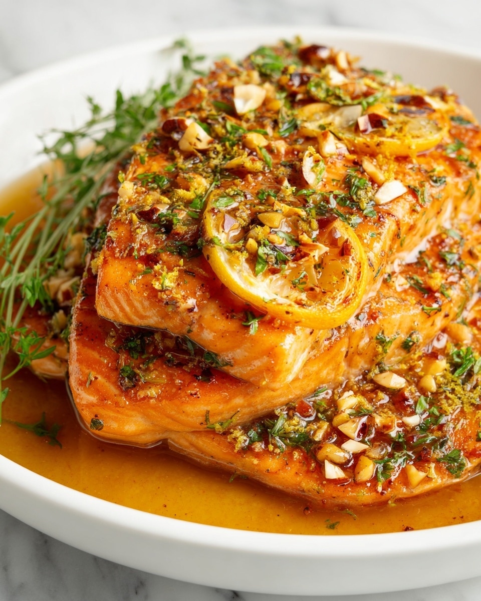 Maple Glazed Braided Salmon