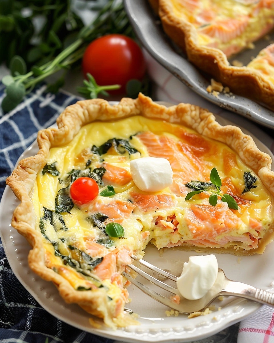 Salmon Quiche