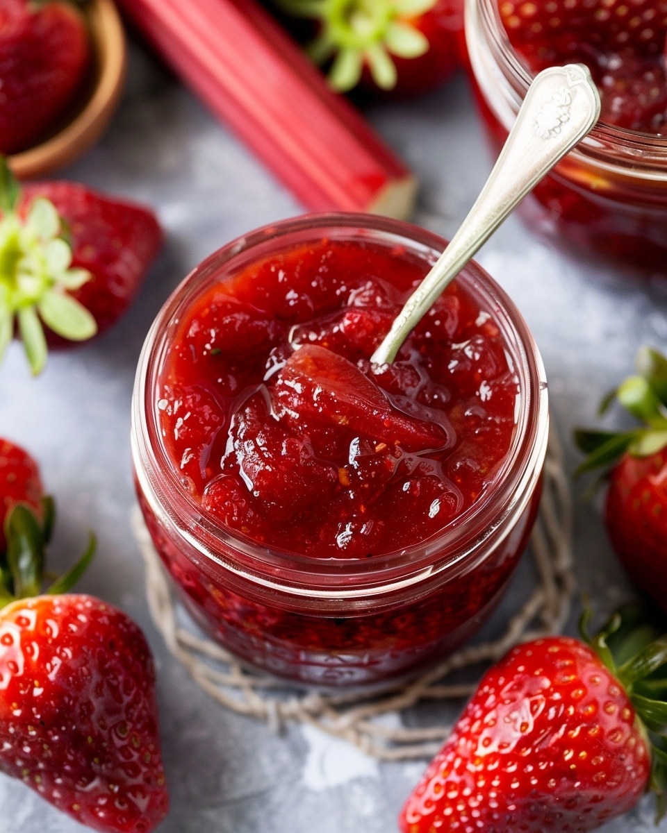 Strawberry Rhubarb Preserves