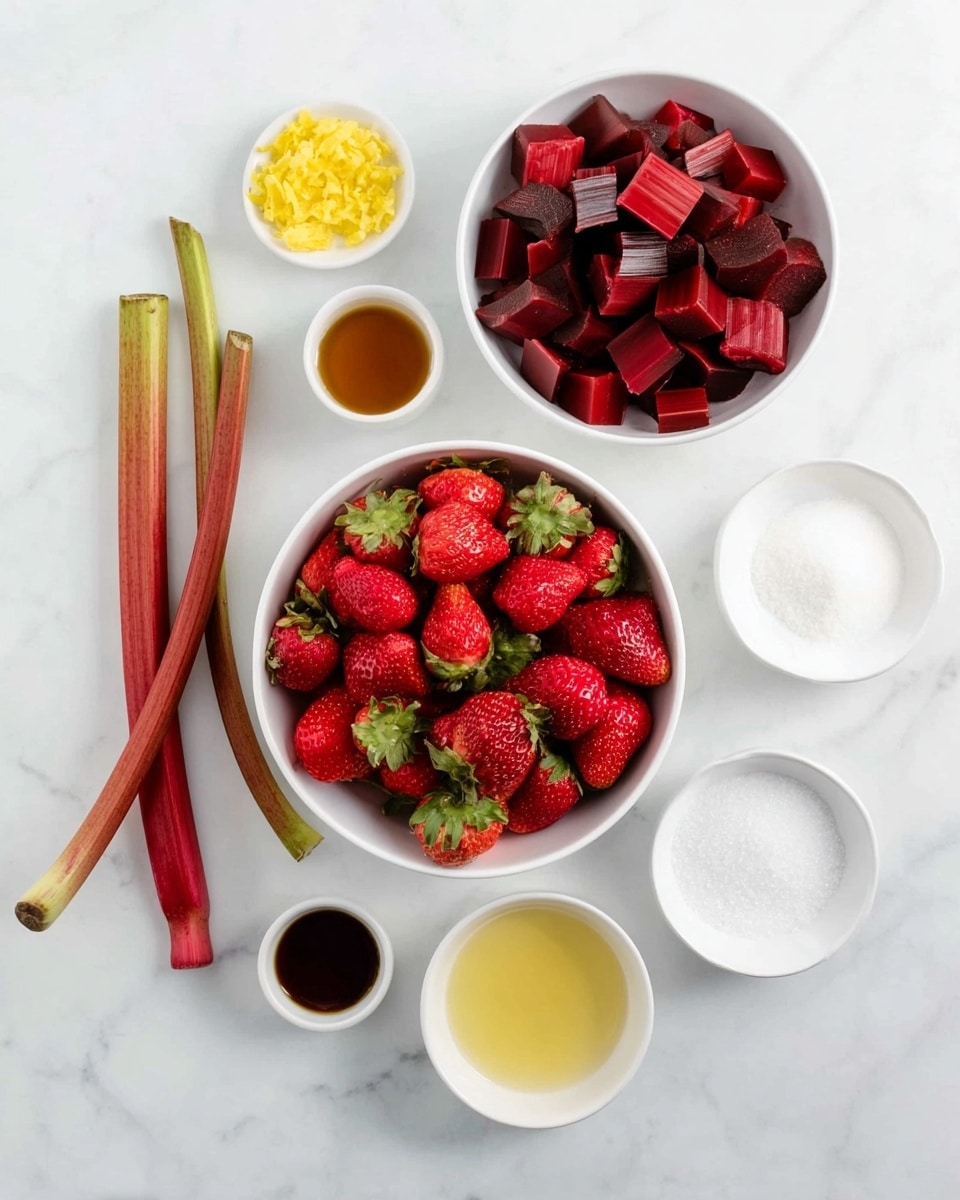 Strawberry Rhubarb Preserves