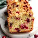 Best Ever Cream Cheese Cranberry Loaf