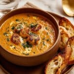 Caramelized Onion Red Lentil Soup