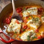 Cod with Braised Tomatoes