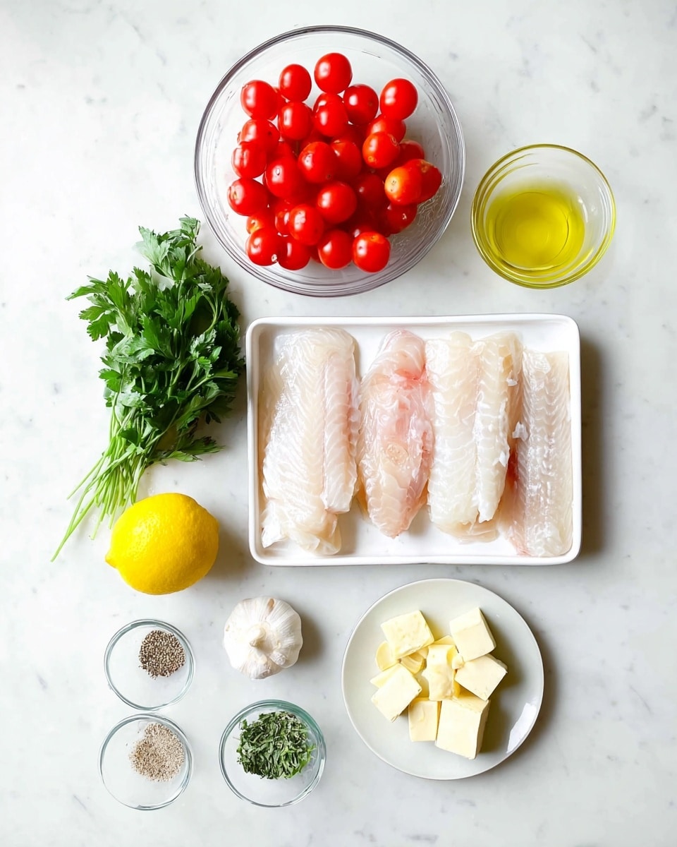 Cod with Braised Tomatoes