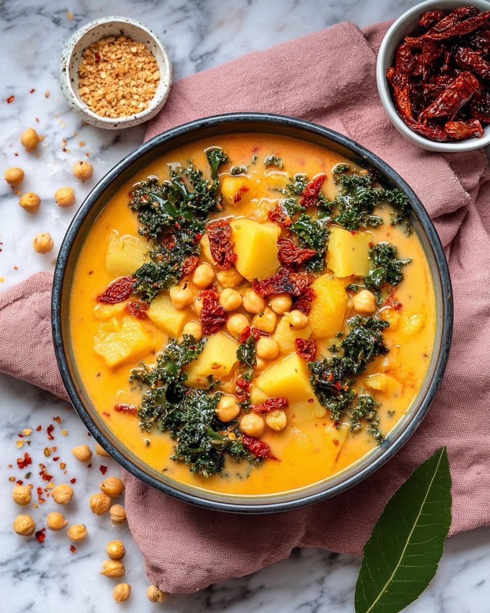Creamy Tuscan Chickpea Soup