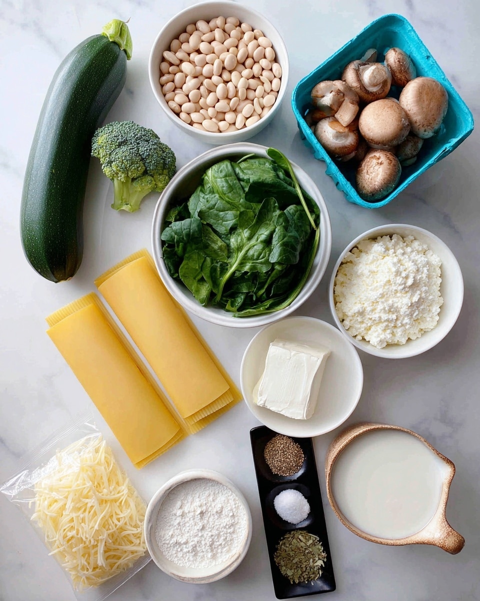 Loaded Veggie White Lasagna