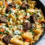 Steak & Blue Cheese Rigatoni Bake
