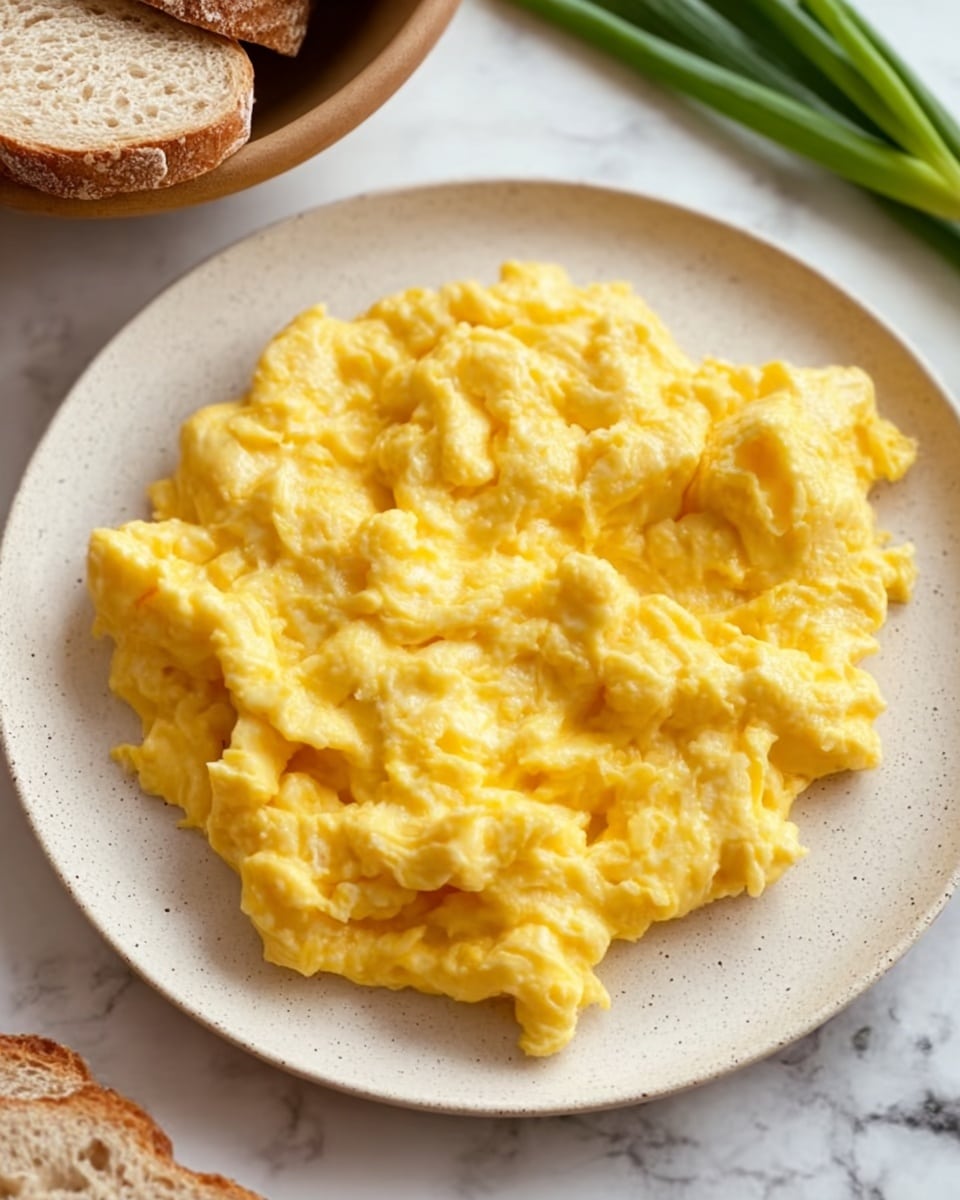 Ultra-Creamy Cheesy Scrambled Eggs