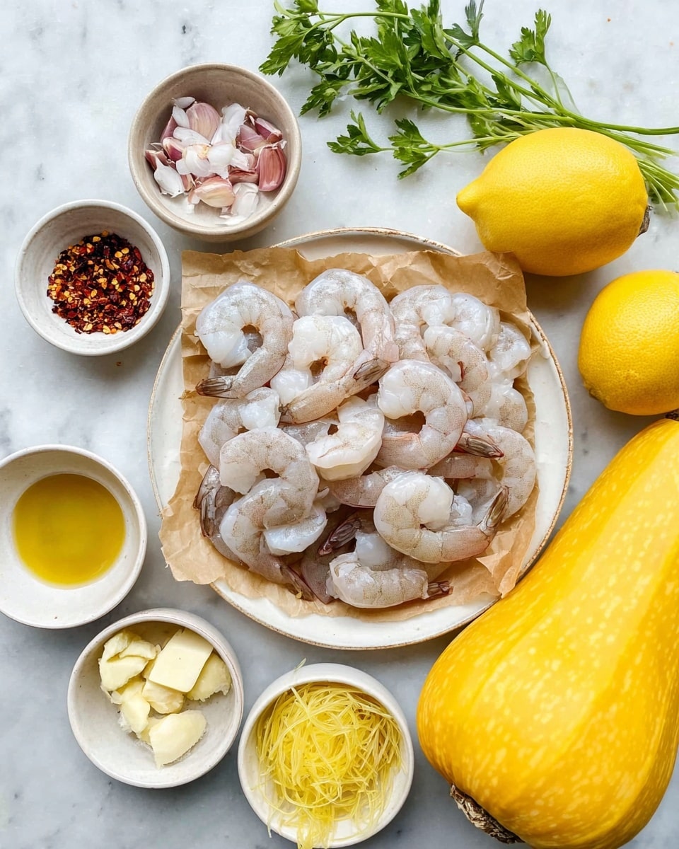 Shrimp Scampi Spaghetti Squash