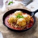 Spaghetti Balls with Meat Sauce