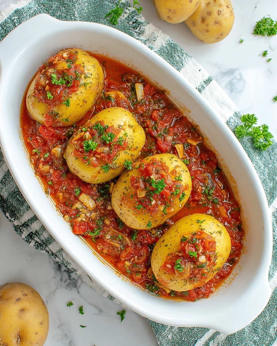 Andalusian Marinated Potatoes | Patatas Marinadas Granainas